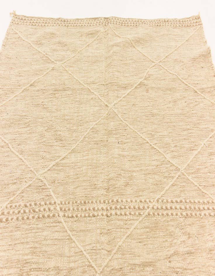 Detail image of  6' 6 x 9' 7  Hand Knotted Moroccan Wool Rug