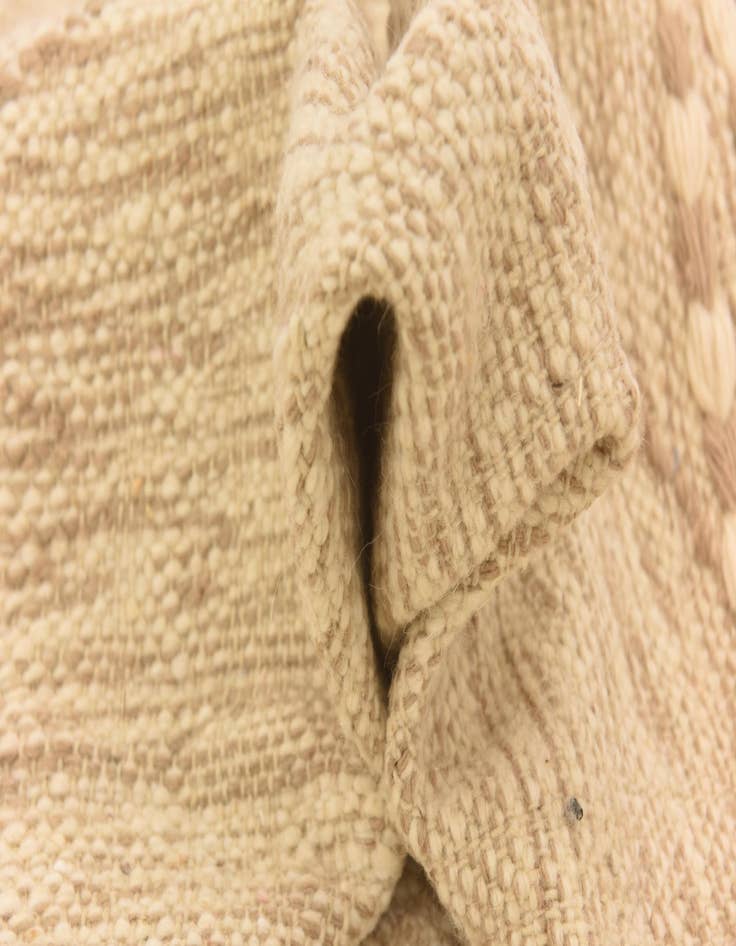 Detail image of  5' 4 x 8' 5  Hand Knotted Moroccan Wool Rug