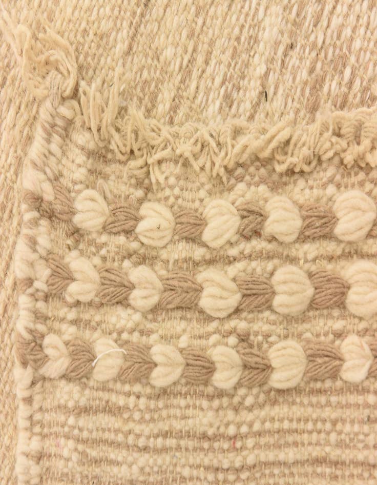 Detail image of  5' 4 x 8' 5  Hand Knotted Moroccan Wool Rug