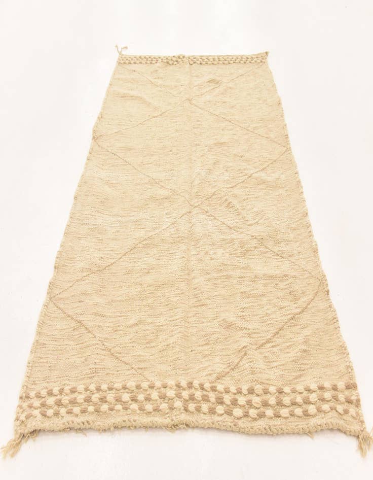 Detail image of  5' 4 x 8' 5  Hand Knotted Moroccan Wool Rug