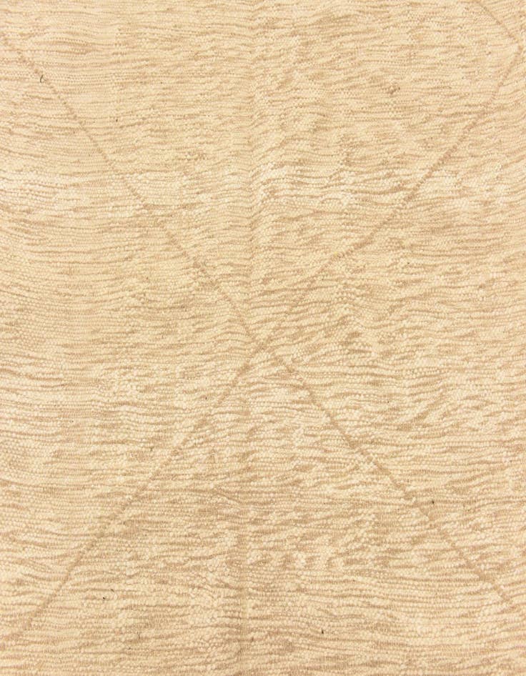 Detail image of  5' 4 x 8' 5  Hand Knotted Moroccan Wool Rug