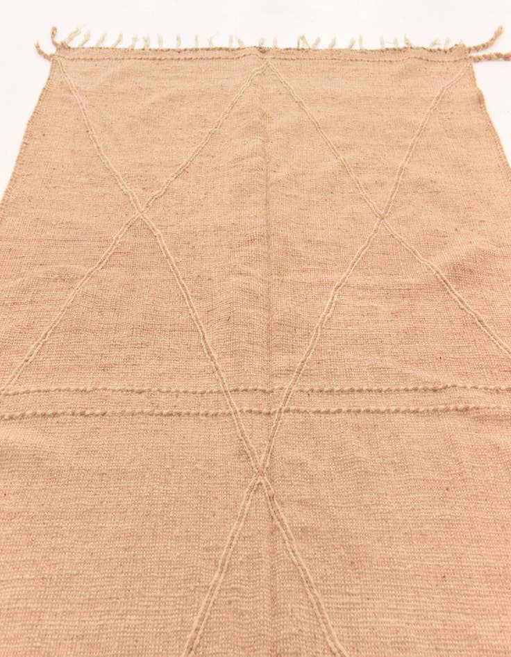 Detail image of  6' 8 x 10' 5  Hand Knotted Moroccan Wool Rug