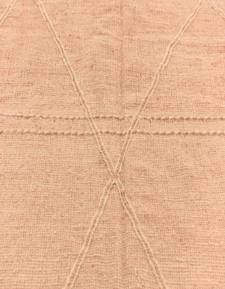 Detail image of  6' 8 x 10' 5  Hand Knotted Moroccan Wool Rug