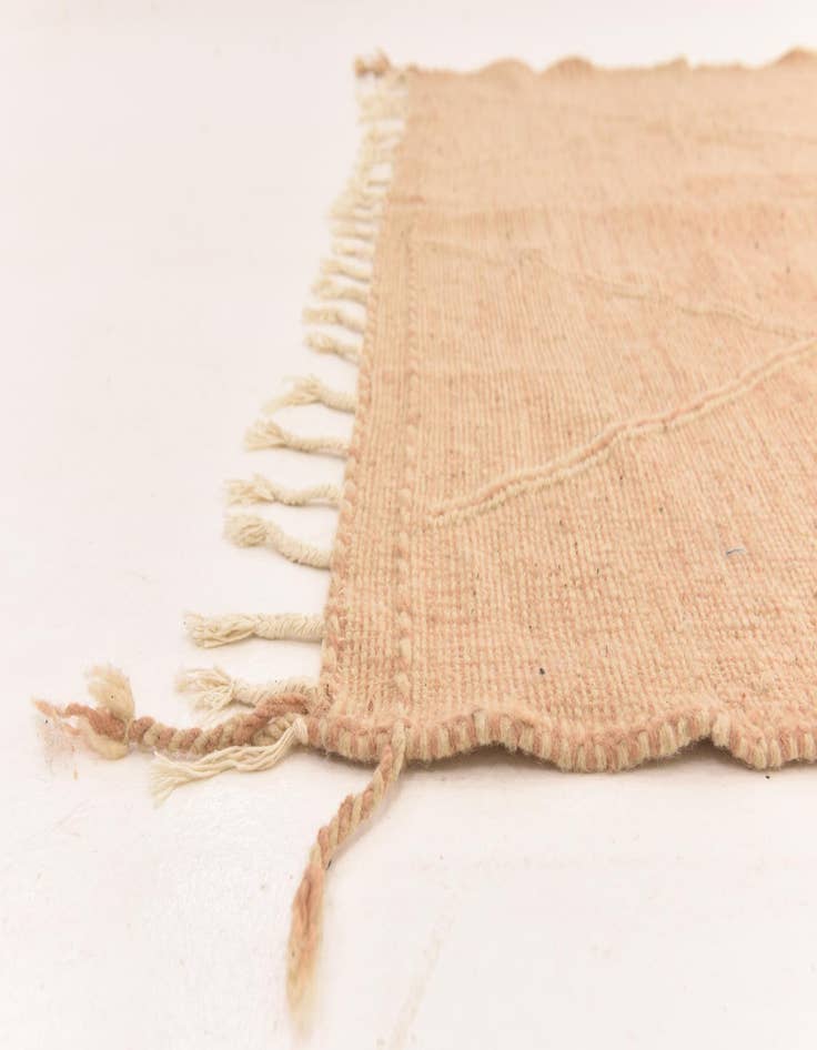 Detail image of  6' 8 x 10' 5  Hand Knotted Moroccan Wool Rug