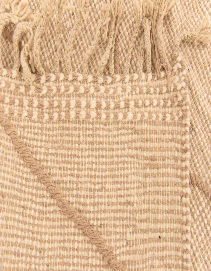 Detail image of  3' 8 x 5' 6  Hand Knotted Moroccan Wool Rug