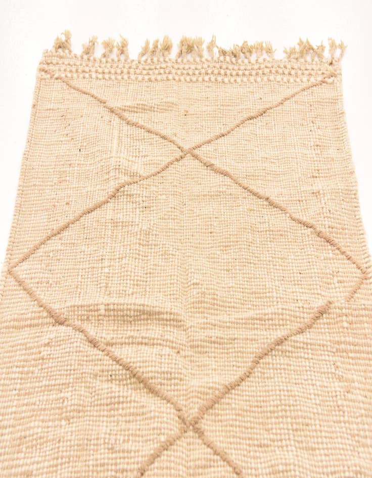 Detail image of  3' 8 x 5' 6  Hand Knotted Moroccan Wool Rug