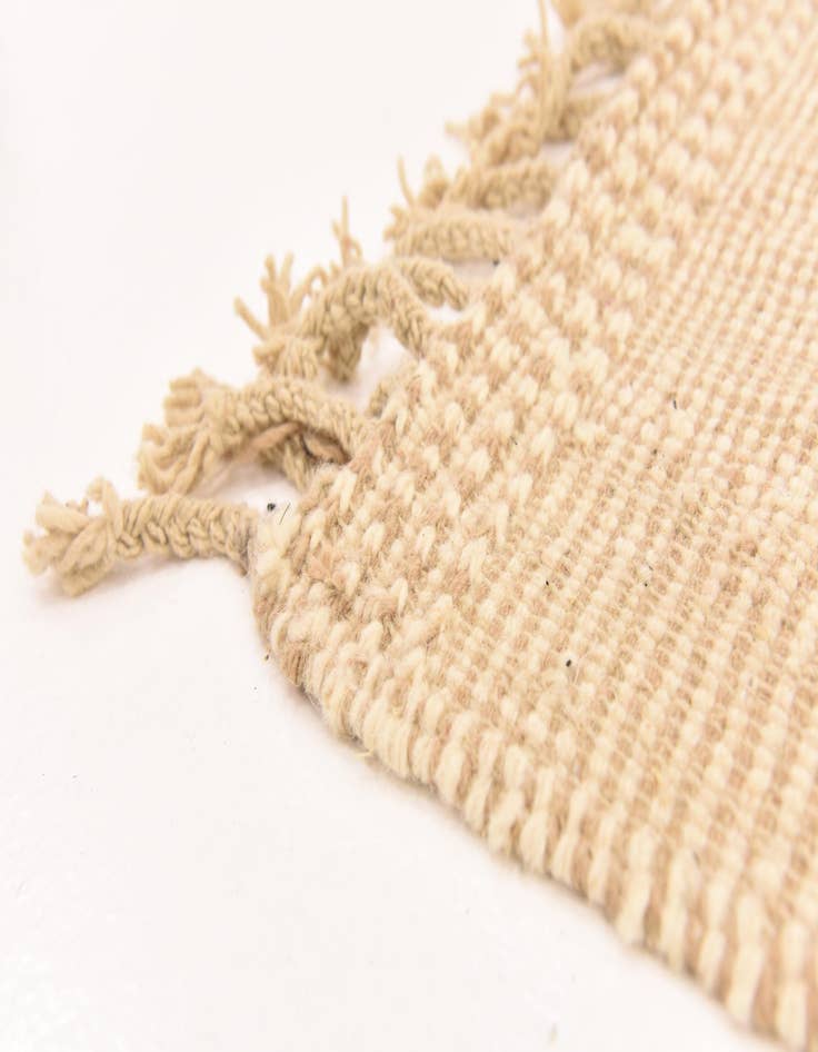 Detail image of  3' 8 x 5' 6  Hand Knotted Moroccan Wool Rug