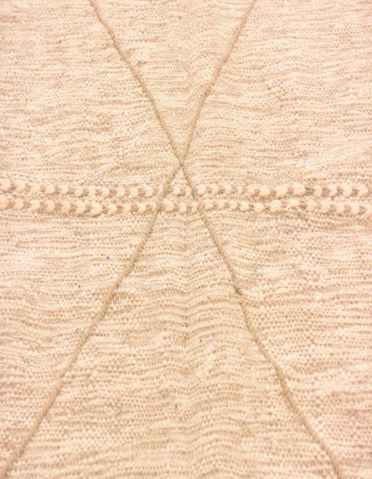 Detail image of  5' 3 x 8' 6  Hand Knotted Moroccan Wool Rug