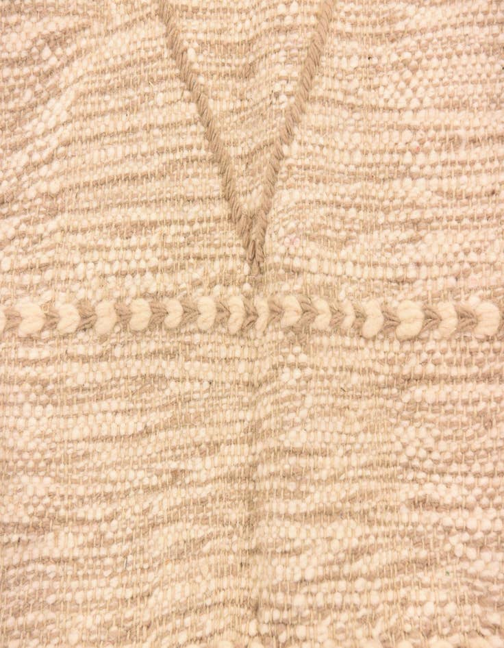 Detail image of  5' 3 x 8' 6  Hand Knotted Moroccan Wool Rug