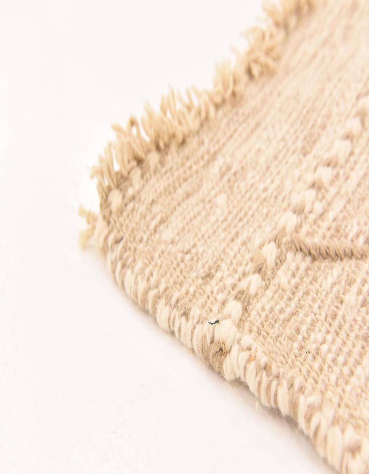 Detail image of  5' 3 x 8' 6  Hand Knotted Moroccan Wool Rug