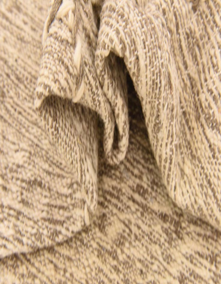 Detail image of 6' 6 x 9' 9 Hand Knotted Moroccan Wool Rug