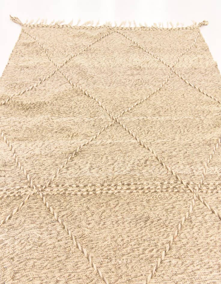 Detail image of 6' 6 x 9' 9 Hand Knotted Moroccan Wool Rug