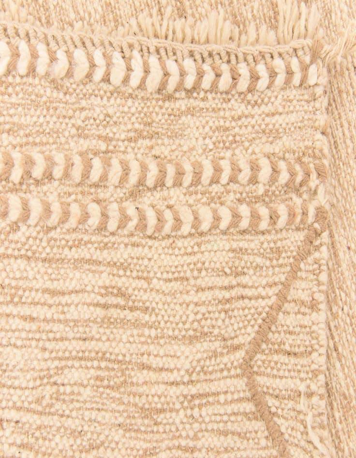 Detail image of  6' 8 x 9' 7  Hand Knotted Moroccan Wool Rug