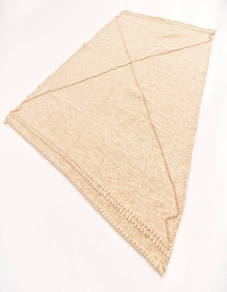 Detail image of  6' 8 x 9' 7  Hand Knotted Moroccan Wool Rug