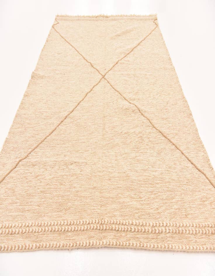 Detail image of  6' 8 x 9' 7  Hand Knotted Moroccan Wool Rug