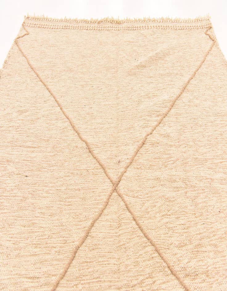 Detail image of  6' 8 x 9' 7  Hand Knotted Moroccan Wool Rug