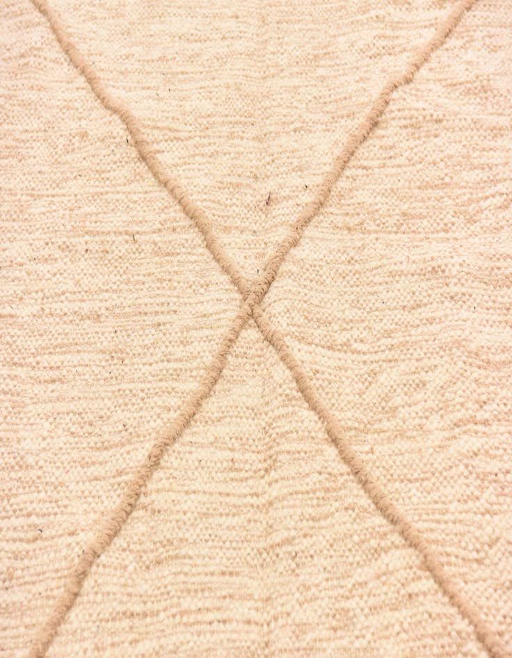 Detail image of  6' 8 x 9' 7  Hand Knotted Moroccan Wool Rug