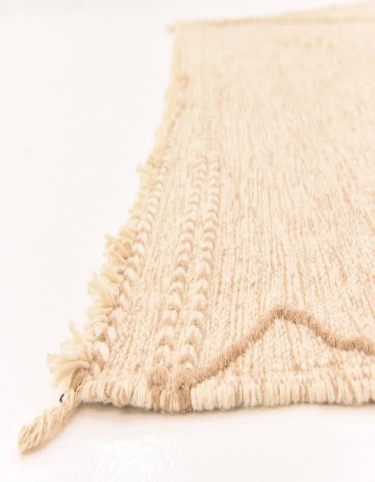 Detail image of  6' 8 x 9' 7  Hand Knotted Moroccan Wool Rug