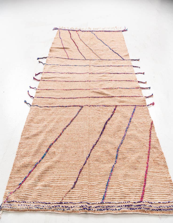 Detail image of  6' 3 x 9' 6  Hand Knotted Moroccan Wool Rug