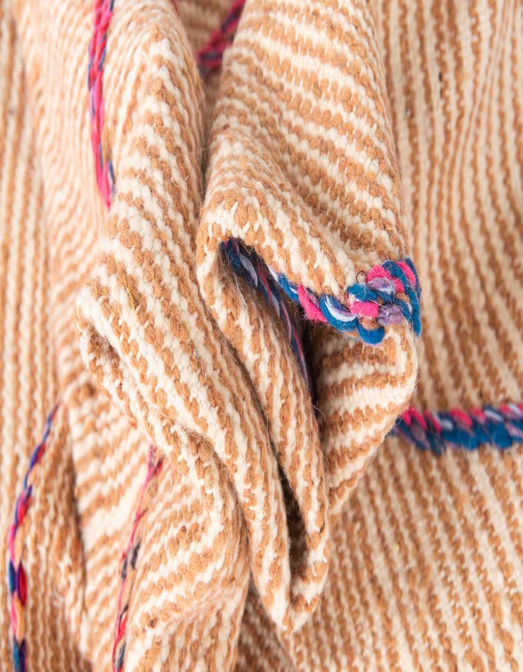 Detail image of  6' 3 x 9' 6  Hand Knotted Moroccan Wool Rug