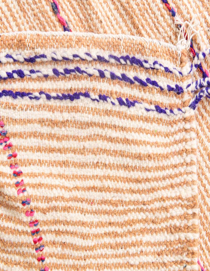 Detail image of  6' 3 x 9' 6  Hand Knotted Moroccan Wool Rug