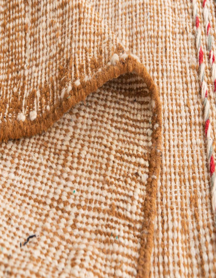 Detail image of  6' 5 x 9' 9  Hand Knotted Moroccan Wool Rug