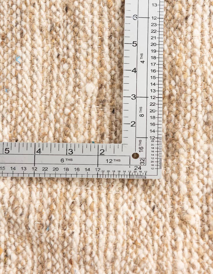 Detail image of  6' 4 x 9' 10  Hand Knotted Moroccan Wool Rug