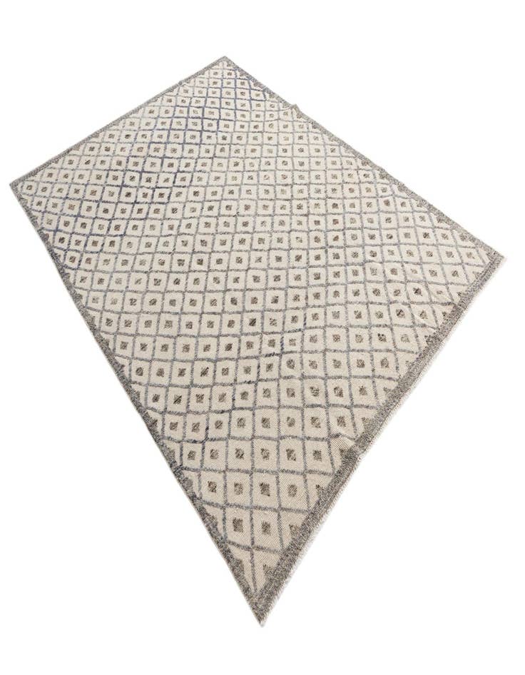 Detail image of  8' x 10' 8  Hand Knotted Moroccan Wool Rug