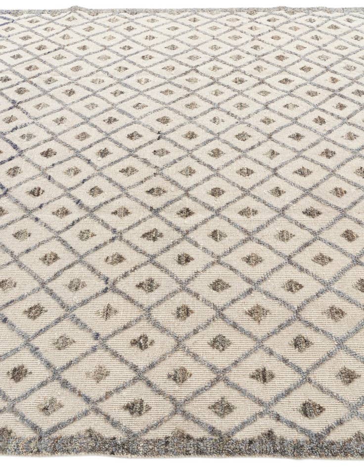 Detail image of  8' x 10' 8  Hand Knotted Moroccan Wool Rug