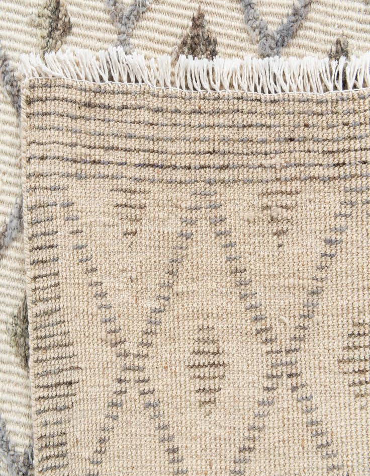Detail image of  8' x 10' 8  Hand Knotted Moroccan Wool Rug