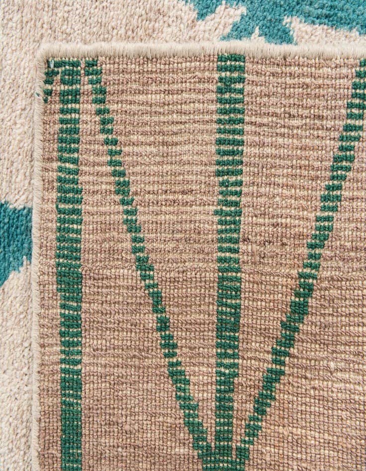 Detail image of  5' 7 x 7' 9  Hand Knotted Moroccan Wool Rug