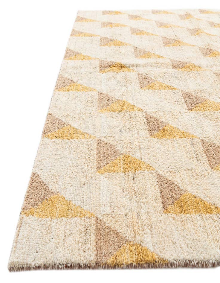 Detail image of  5' 7 x 8' 4  Hand Knotted Moroccan Wool Rug