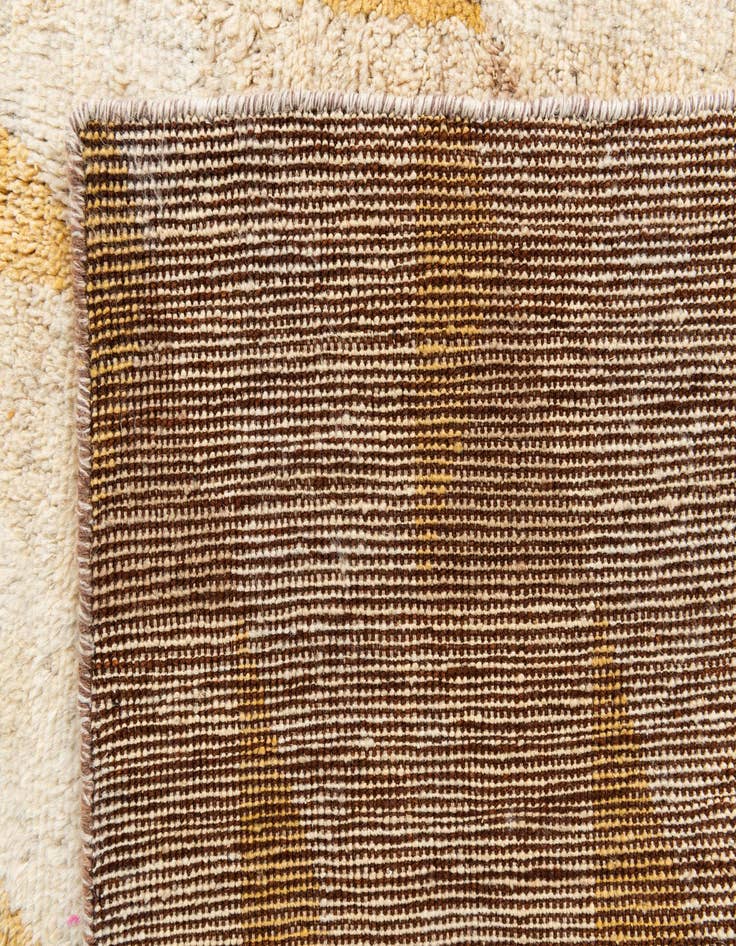 Detail image of  5' 7 x 8' 4  Hand Knotted Moroccan Wool Rug