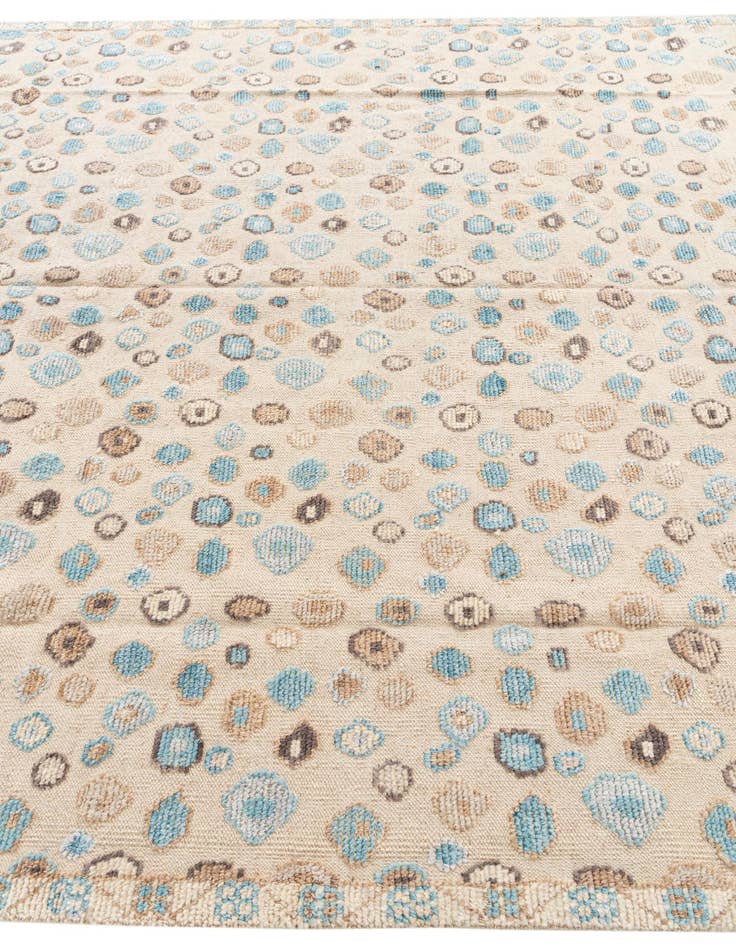 Detail image of  8' 1 x 10' 4  Hand Knotted Moroccan Wool Rug