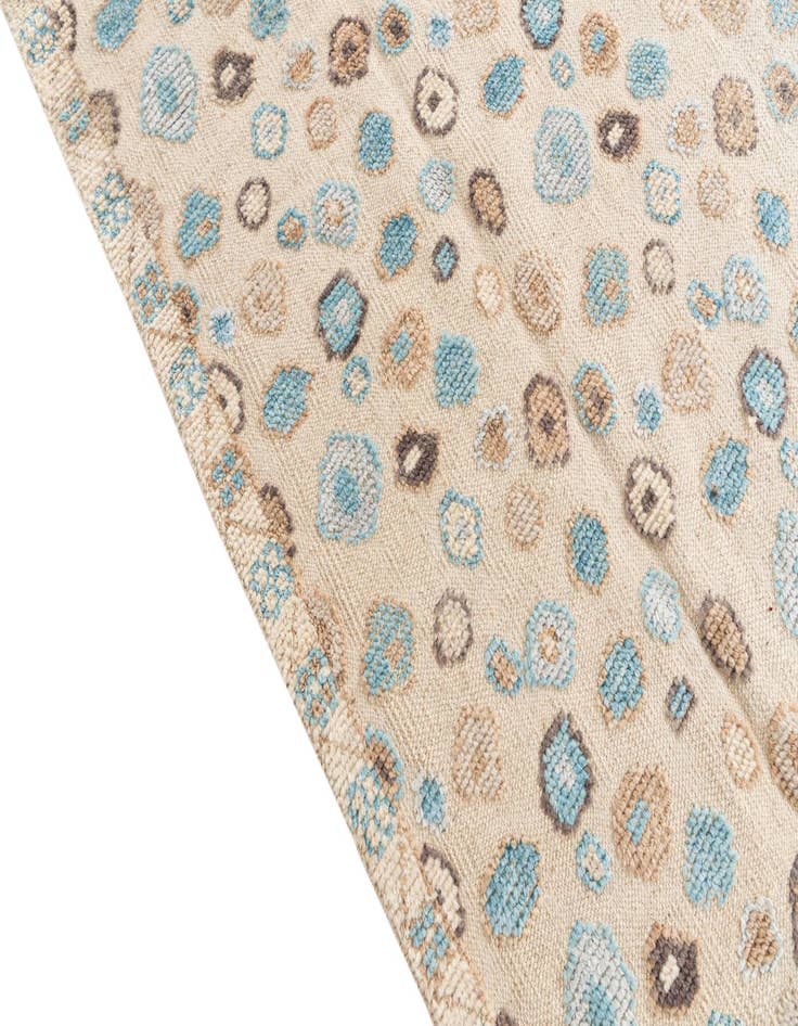 Detail image of  8' 1 x 10' 4  Hand Knotted Moroccan Wool Rug