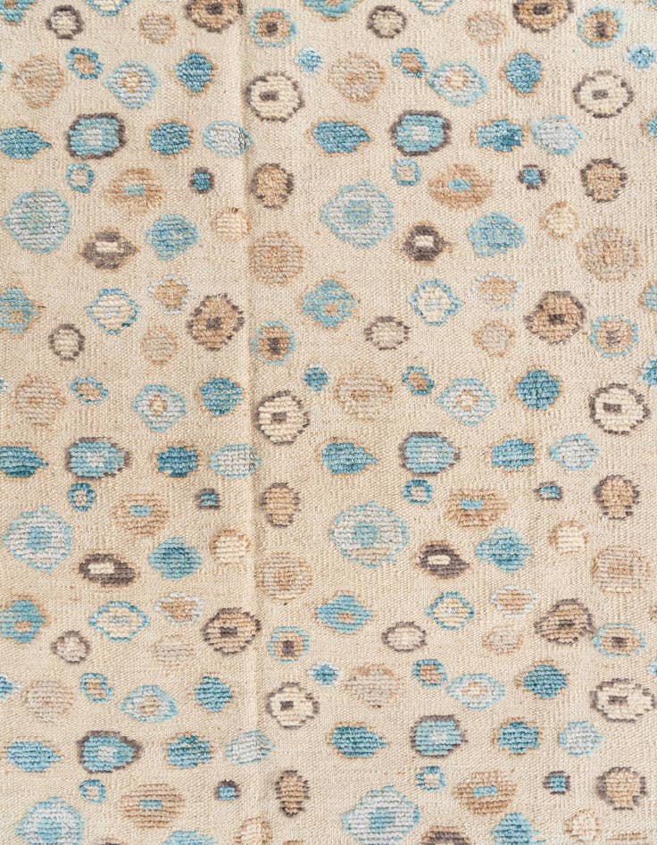 Detail image of  8' 1 x 10' 4  Hand Knotted Moroccan Wool Rug