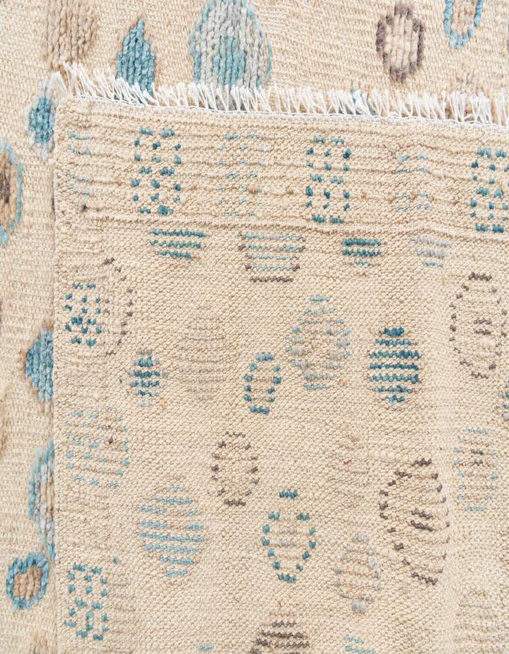 Detail image of  8' 1 x 10' 4  Hand Knotted Moroccan Wool Rug