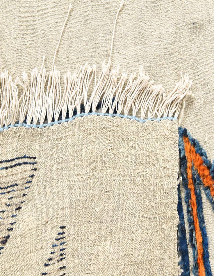 Detail image of  8' 3 x 11'  Hand Knotted Moroccan Wool Rug