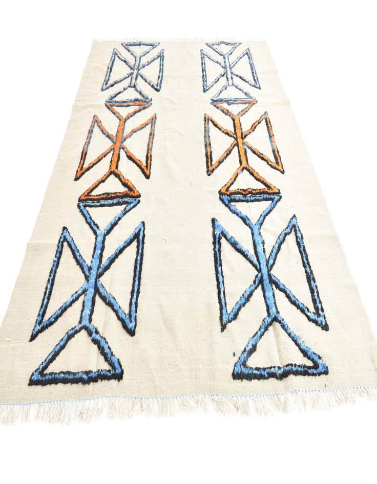 Detail image of  8' 3 x 11'  Hand Knotted Moroccan Wool Rug