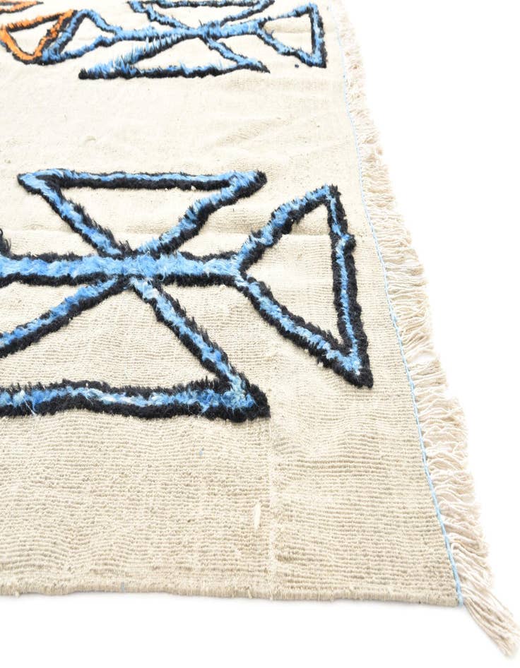 Detail image of  8' 3 x 11'  Hand Knotted Moroccan Wool Rug