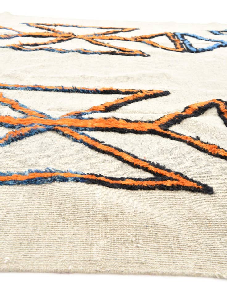 Detail image of  8' 3 x 11'  Hand Knotted Moroccan Wool Rug