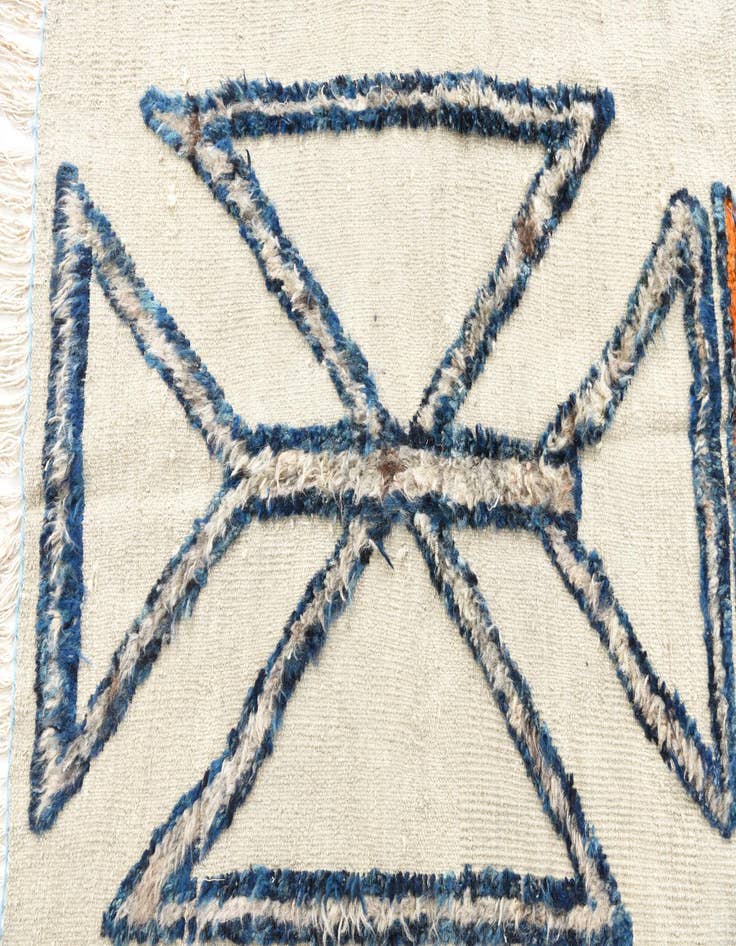 Detail image of  8' 3 x 11'  Hand Knotted Moroccan Wool Rug