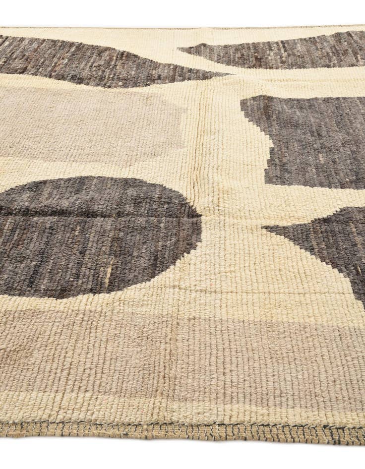 Detail image of  9' x 12' 8  Hand Knotted Moroccan Wool Rug