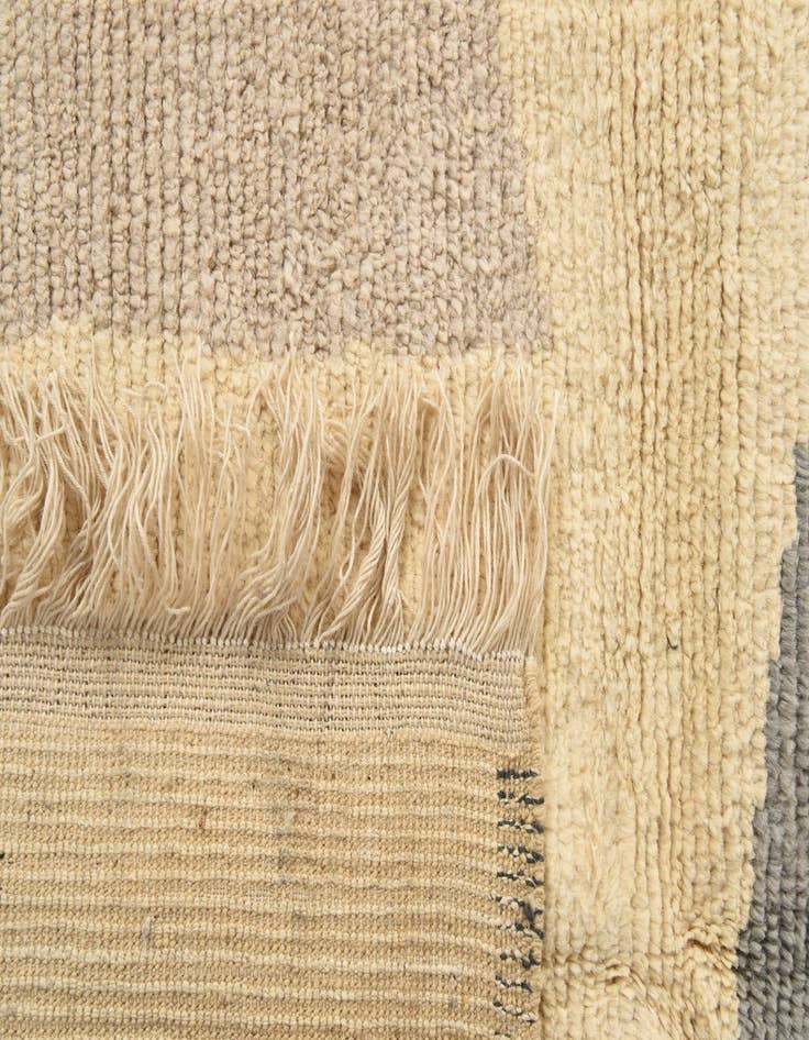 Detail image of  9' x 12' 8  Hand Knotted Moroccan Wool Rug