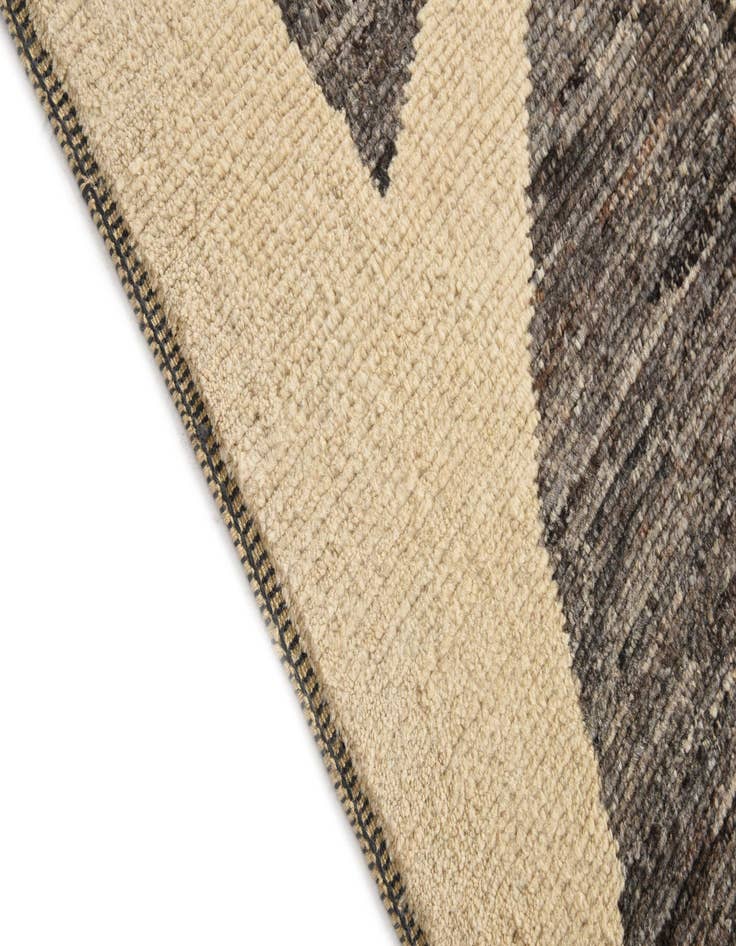 Detail image of 9' 3 x 11' 10 Hand Knotted Moroccan Wool Rug