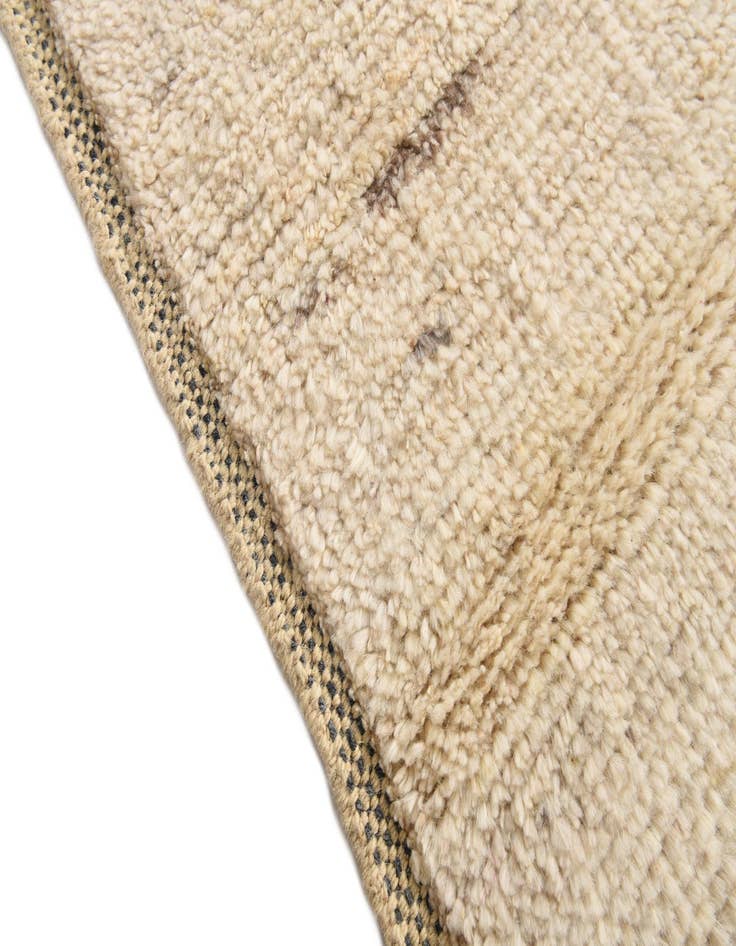 Detail image of  6' 3 x 9' 3  Hand Knotted Moroccan Wool Rug