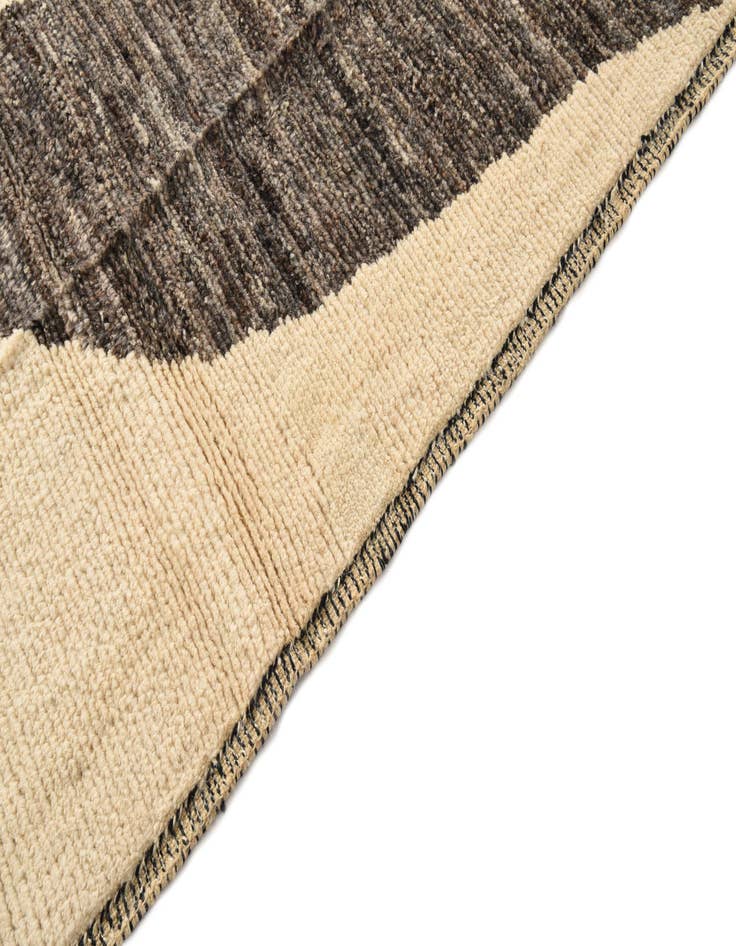 Detail image of  10' 2 x 14' 2  Hand Knotted Moroccan Wool Rug