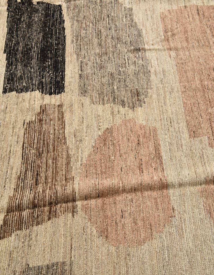 Detail image of  7' 11 x 10' 6  Hand Knotted Moroccan Wool Rug