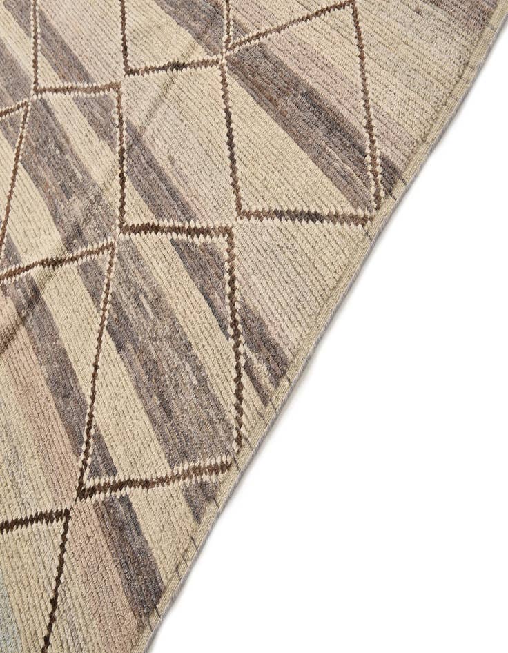 Detail image of  8' 1 x 9' 5  Hand Knotted Moroccan Wool Rug