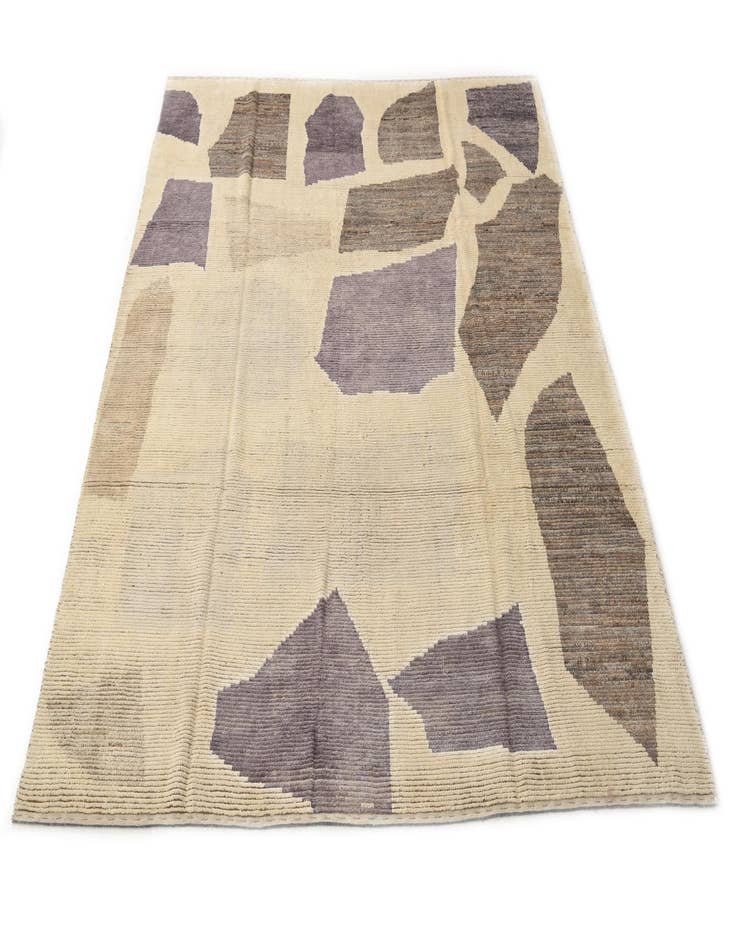 Detail image of  8' x 10' 2  Hand Knotted Moroccan Wool Rug